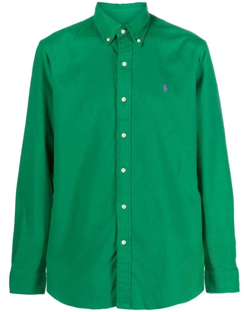 Ralph Lauren Hemd mit Polo Pony-Stickerei - Grün Grün