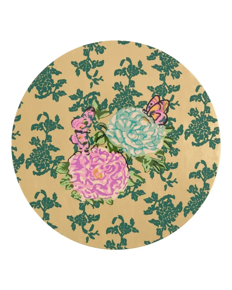 Lisa Corti Tischdecke mit Blumen-Print - Nude Nude