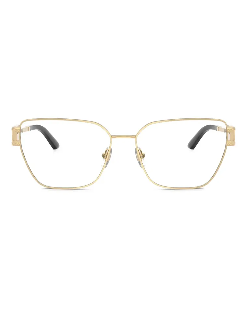 Versace Brille mit Medusa-Kopf - Gelb Gelb