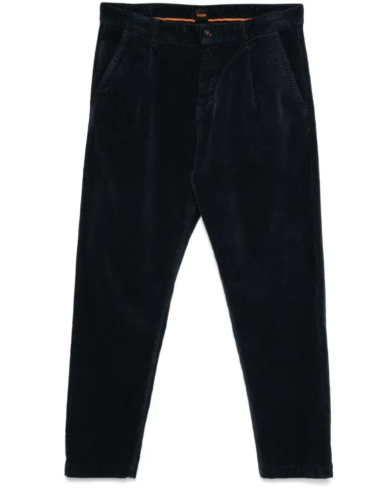 HUGO BOSS Hose aus Cord - Blau Blau