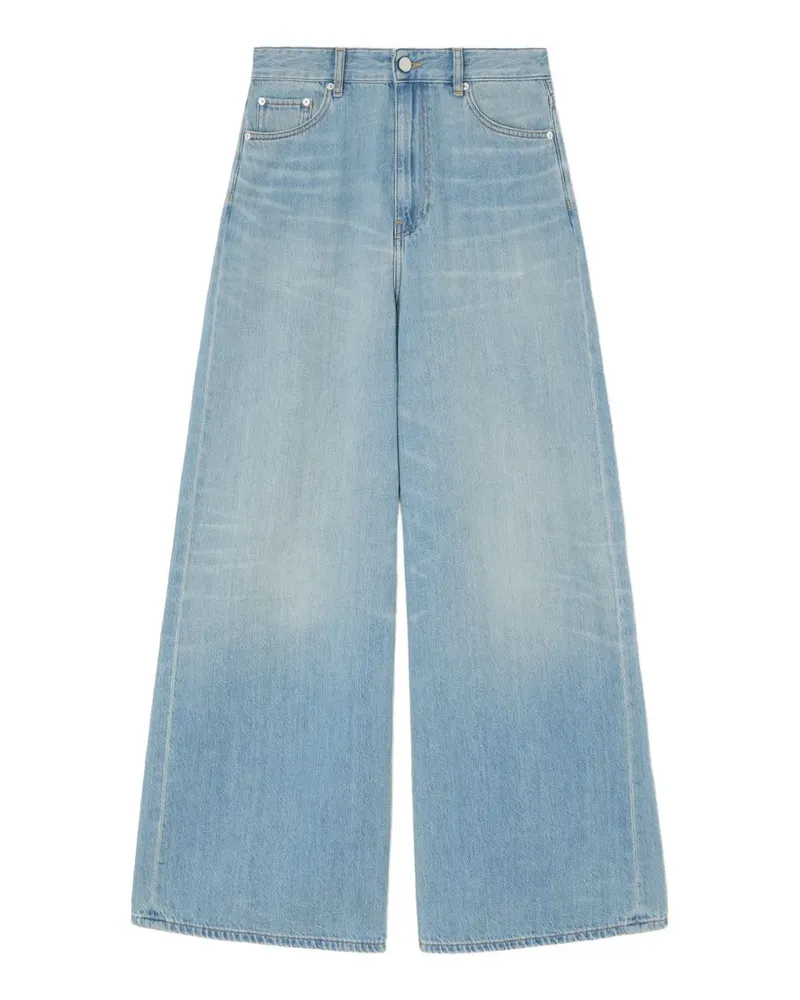 Ganni Mari Wide-Leg-Jeans - Blau Blau