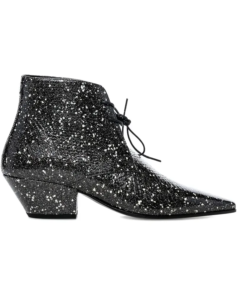 Saint Laurent Belle 45' Stiefel - Schwarz Schwarz