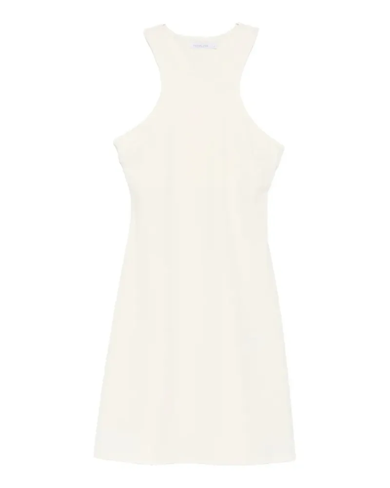 Patrizia Pepe crew neck sleeveless mini dress - Nude Nude