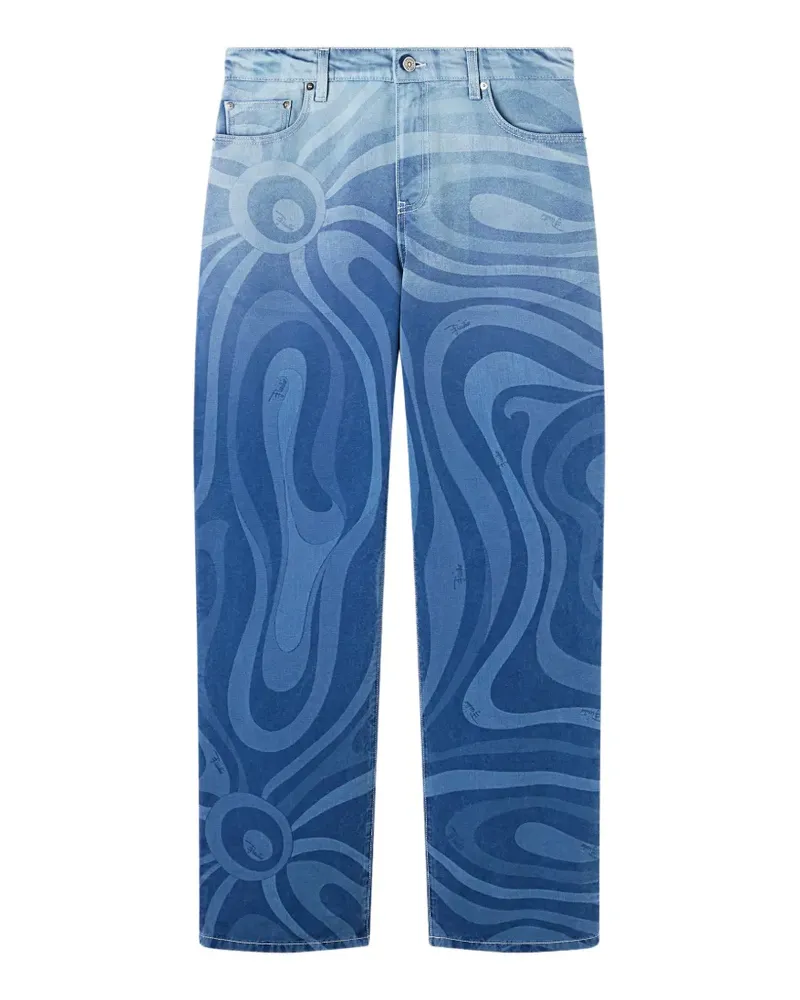 Emilio Pucci denim trousers in Marmo - Blau Blau
