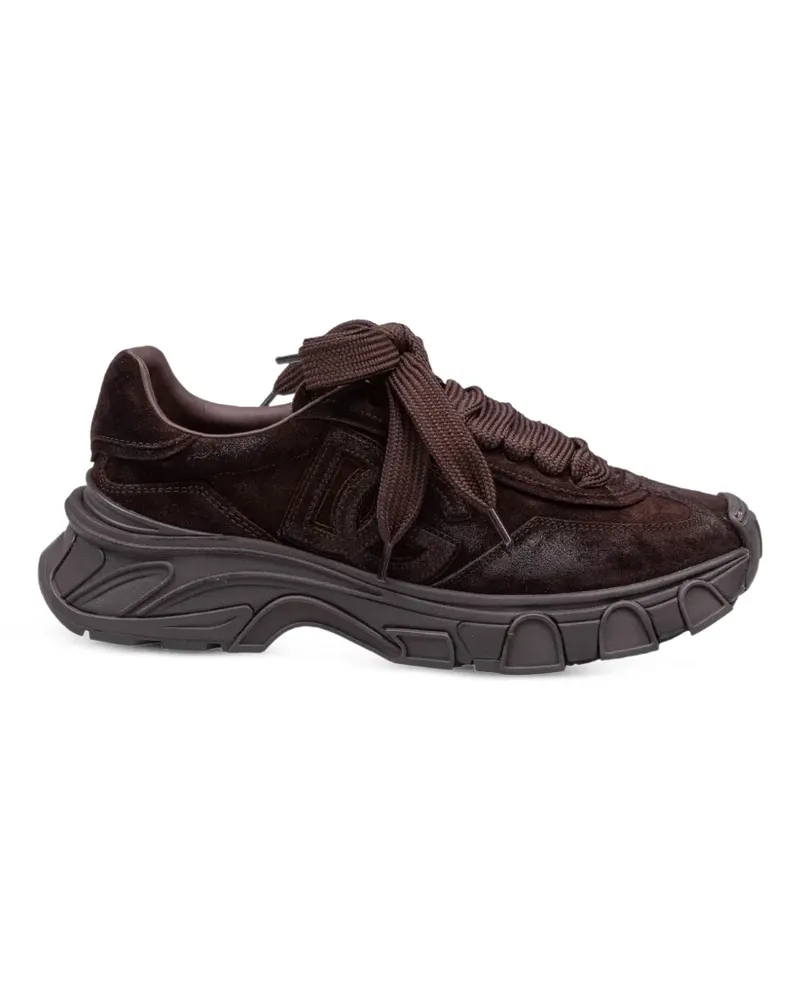 Dolce & Gabbana Country Road leather sneakers - Braun Braun