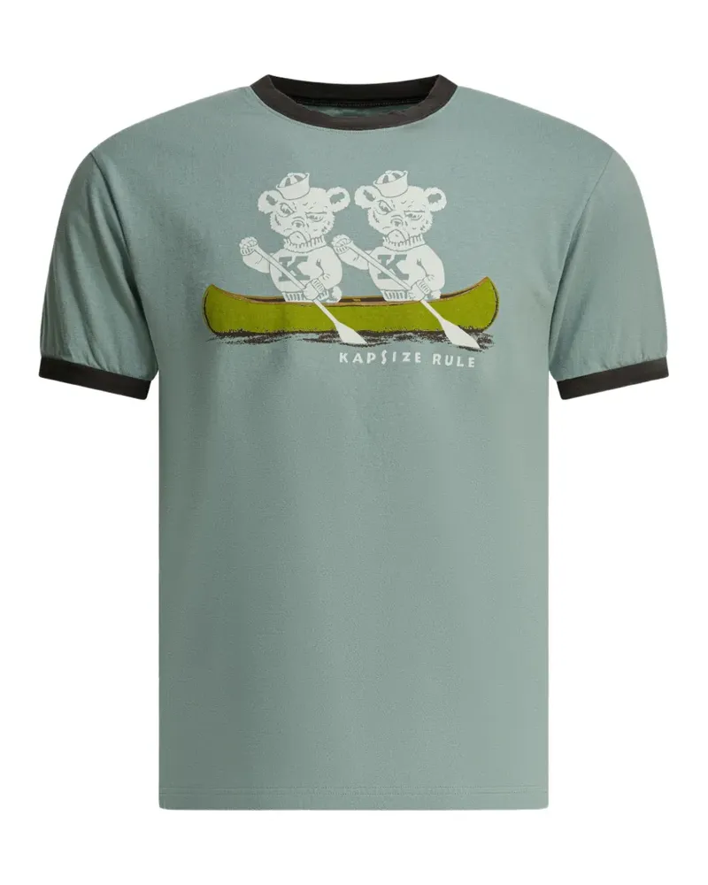 KAPITAL K Bear T-Shirt - Blau Blau