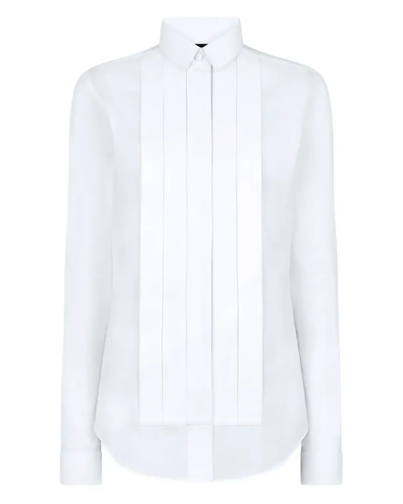 Tom Ford pleated shirt - Weiß Weiß