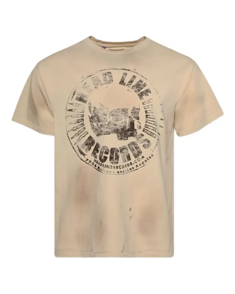 GALLERY DEPT. Rush T-Shirt mit grafischem Print - Nude Nude