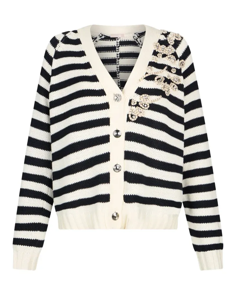 Liu Jo striped cardigan - Nude Nude