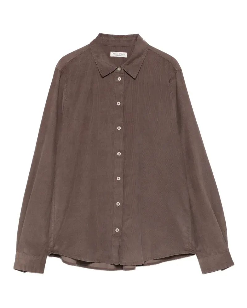 Marc O'Polo corduroy long-sleeve shirt - Grau Grau