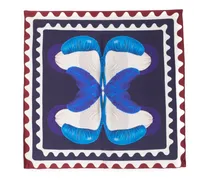 Schal aus Seide mit Schmetterling-Print