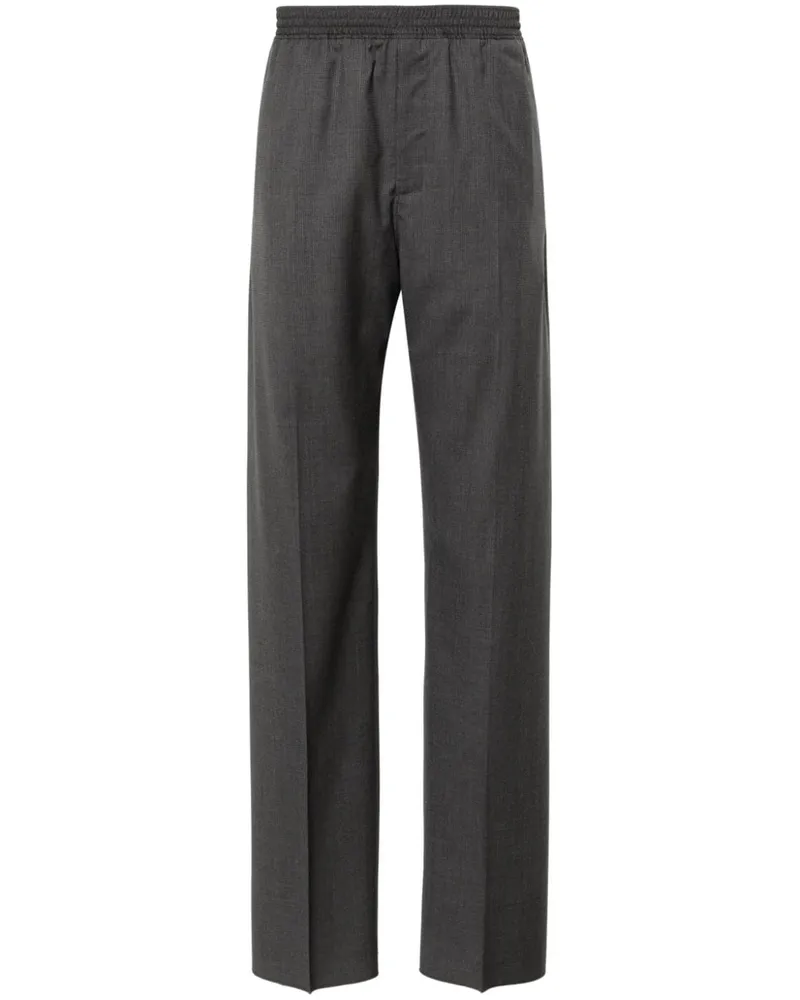 Givenchy Gerade Hose mit Kordelzug - Grau Grau