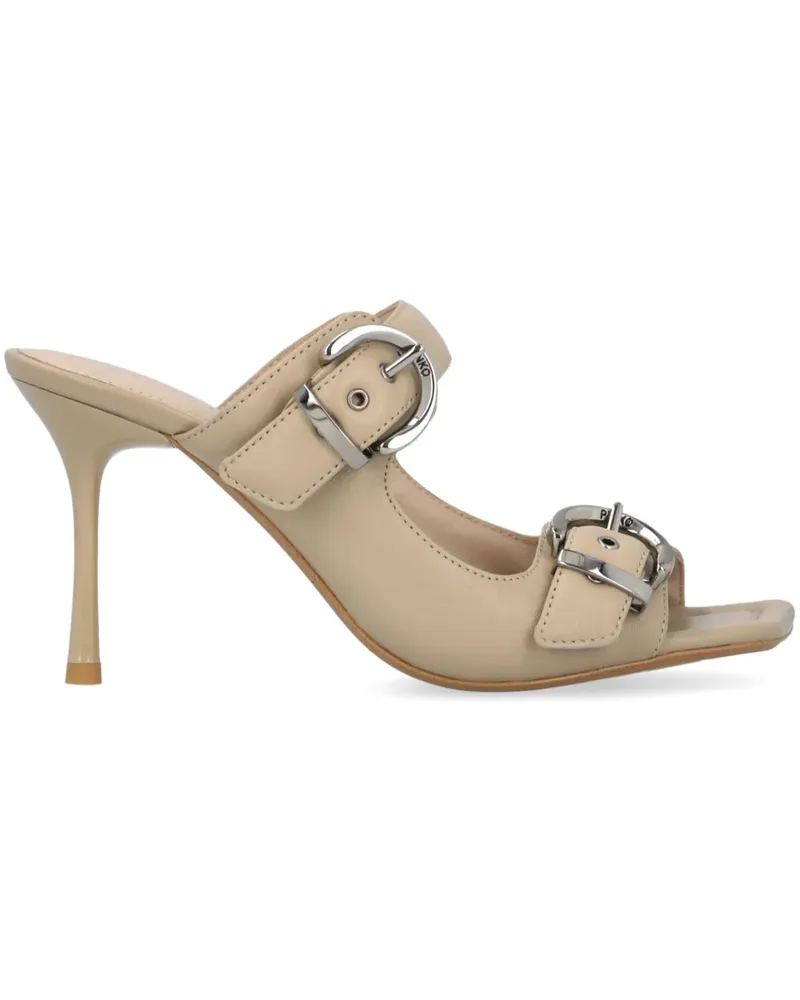 Pinko Sandalen aus Leder - Nude Nude