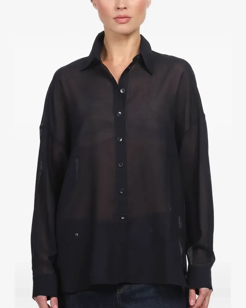 tibi F125WG7720 NAVY - Blau Blau