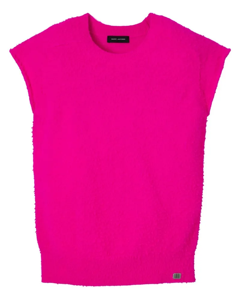 Marc Jacobs Pilled cap-sleeve wool vest Rosa