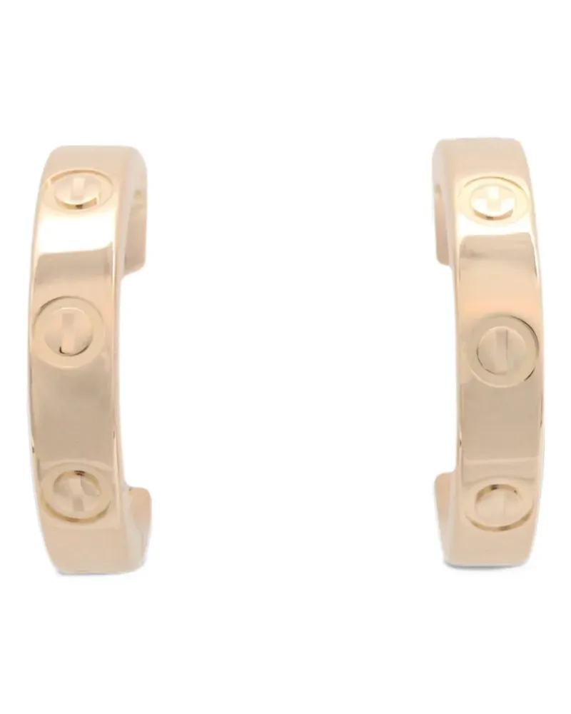 Cartier 2010s mini Love earrings - Rosa Rosa