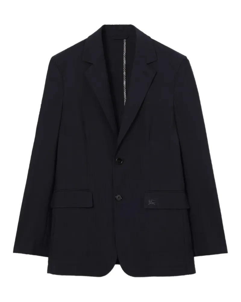 Burberry seersucker tailored blazer - Blau Blau