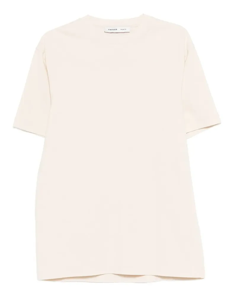 Carven T-Shirt mit rundem Ausschnitt - Nude Nude