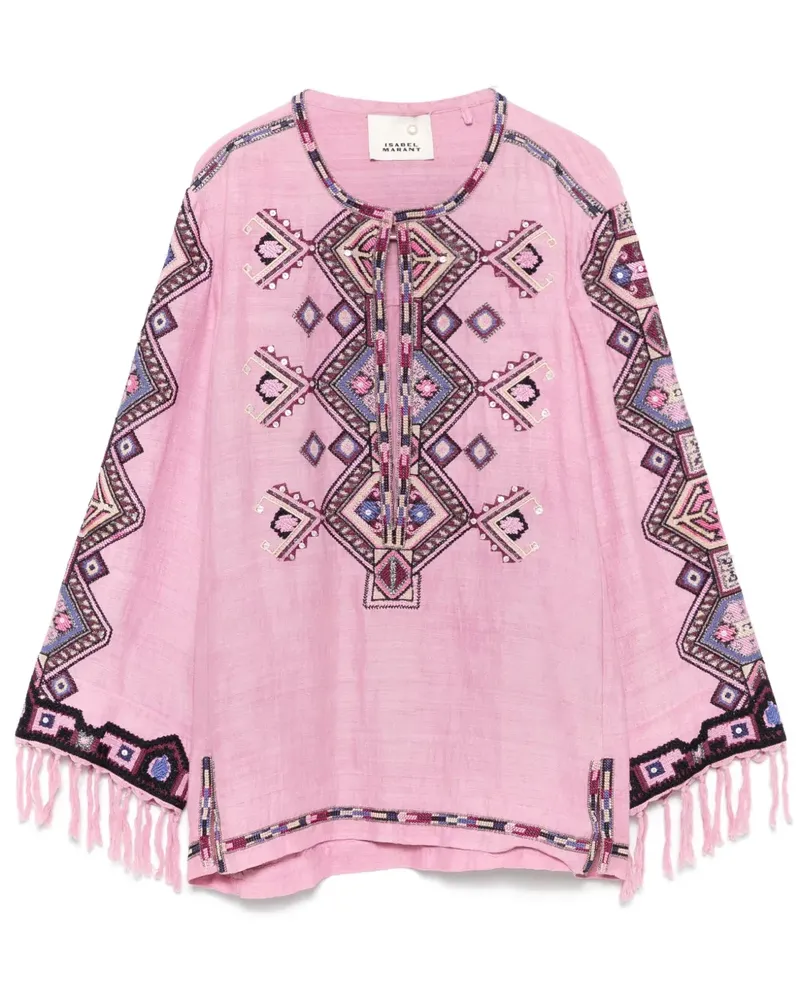 Isabel Marant Zelda Bluse - Rosa Rosa