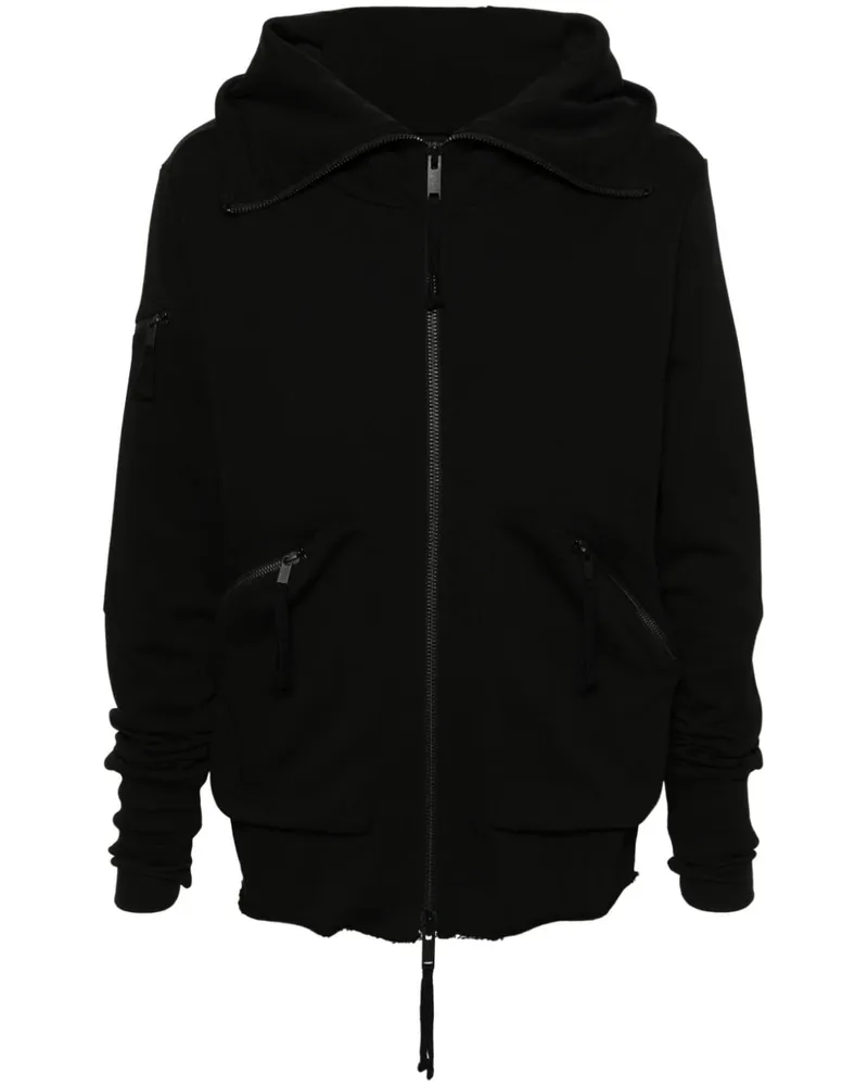 THOM KROM Klassischer Hoodie Schwarz