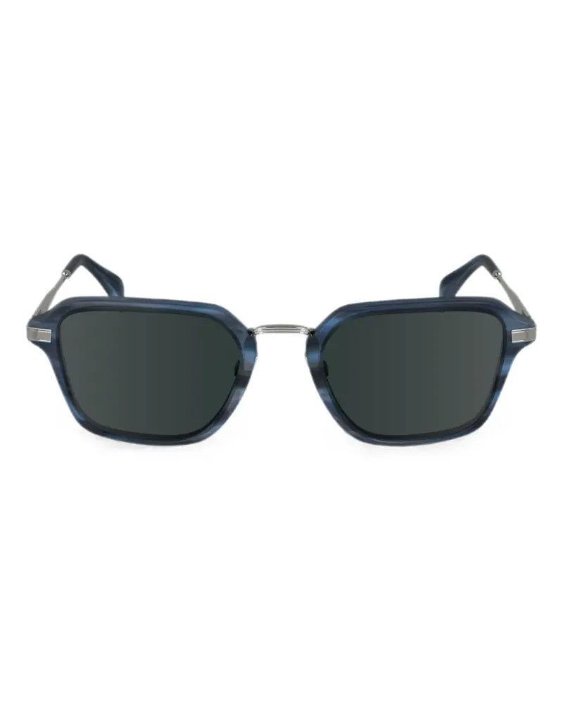 Paul Smith Kean Sonnenbrille mit eckigem Gestell - Blau Blau