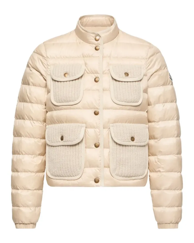 Moncler Furet Jacke mit strukturiertem Einsatz - Nude Nude
