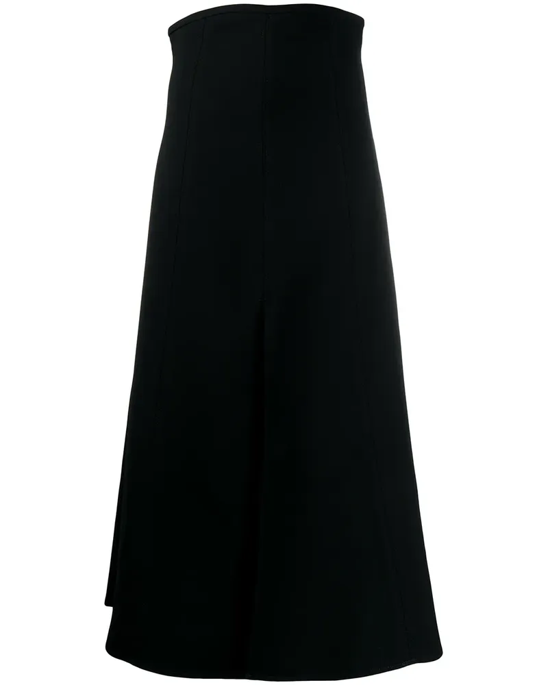 ELLERY A-Linien-Rock mit hohem Bund - Schwarz Schwarz
