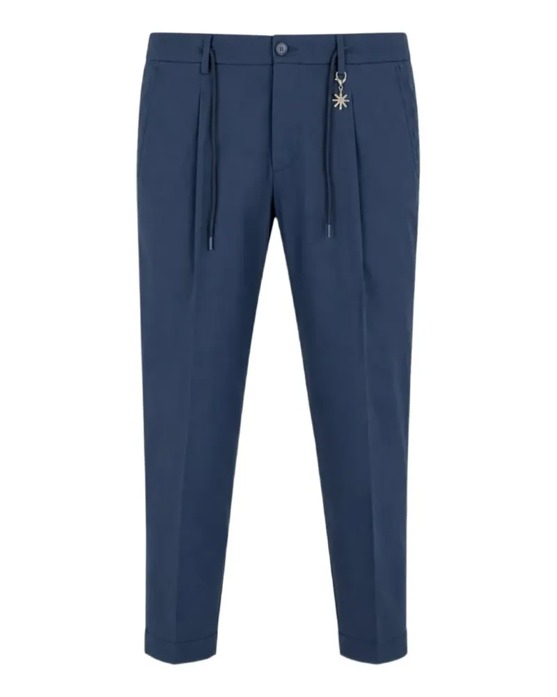 Manuel Ritz Hose mit Kordelzug - Blau Blau