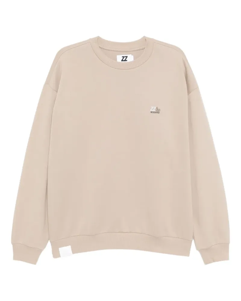 Izzue Sweatshirt mit Logo-Print - Nude Nude