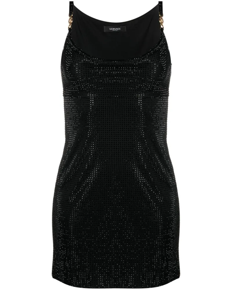 Versace Medusa '95 crystal-embellished minidress Schwarz