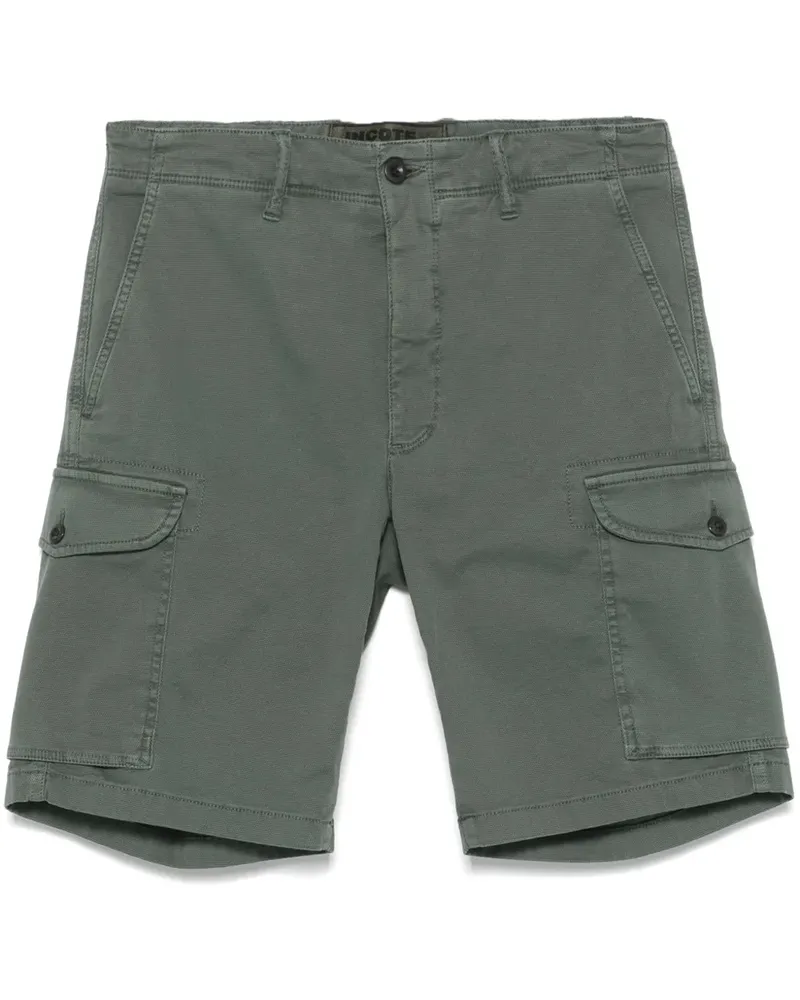 Incotex Klassische Cargo-Shorts - Grün Grün