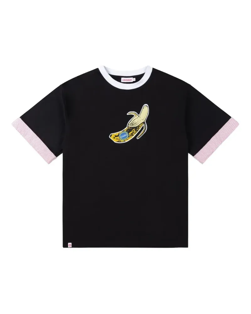 Charles Jeffrey Loverboy T-Shirt mit Bananen-Print - Schwarz Schwarz