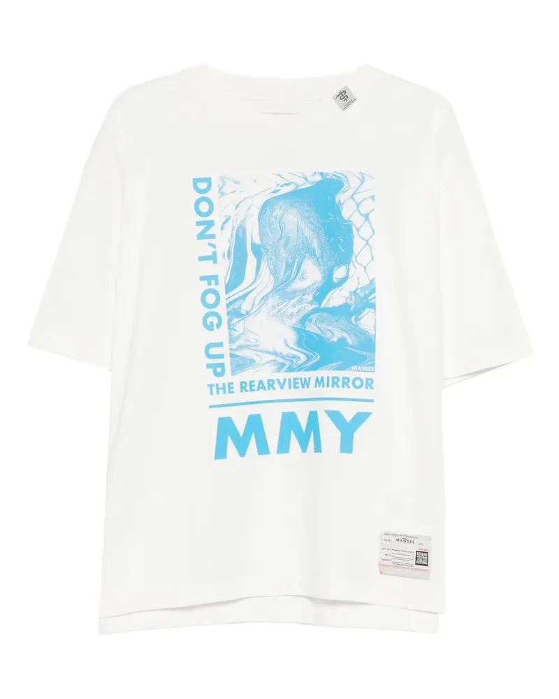 MIHARAYASUHIRO T-Shirt mit grafischem Print - Weiß Weiß