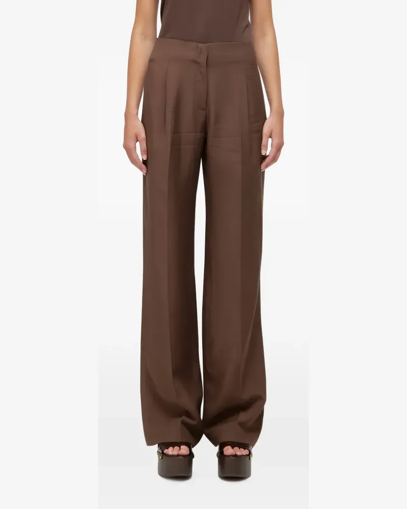 Blumarine pleated trousers - Braun Braun
