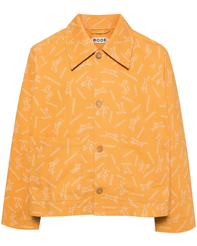 BODE Pooch Hemdjacke - Gelb Gelb