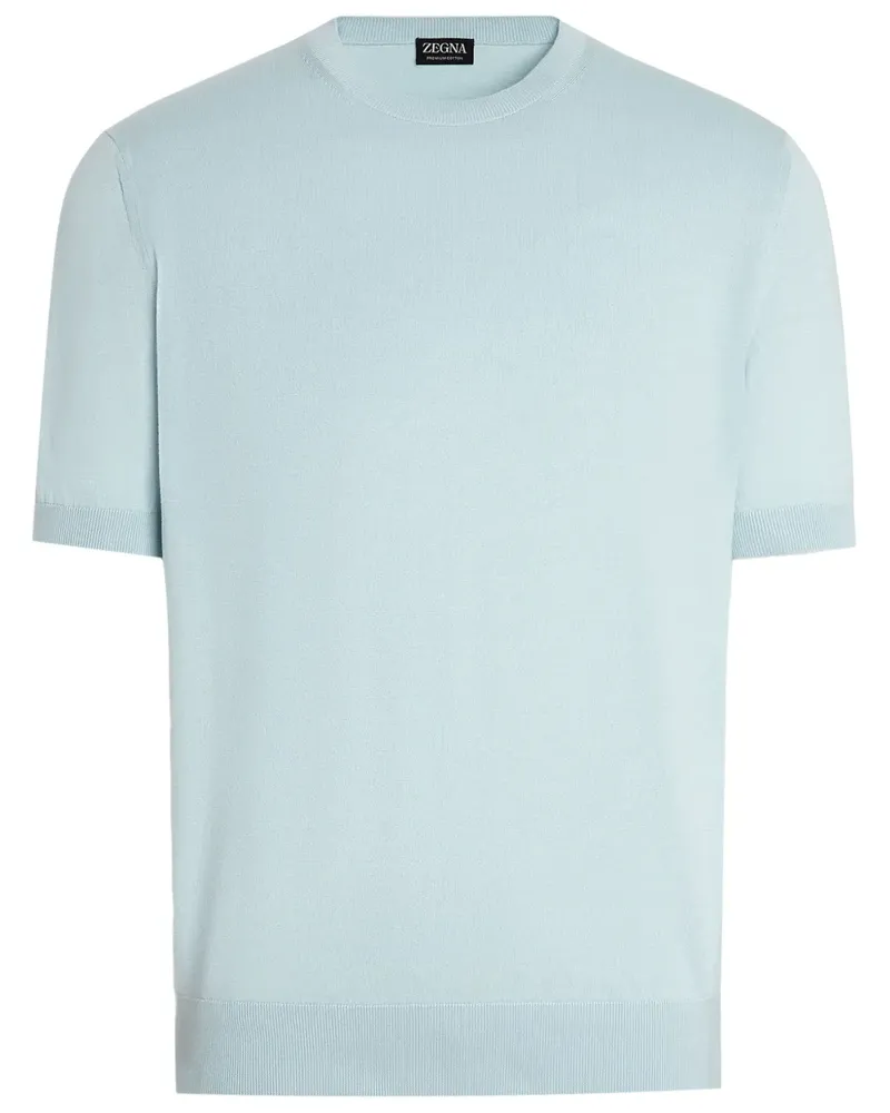 Ermenegildo Zegna Klassisches T-Shirt - Blau Blau