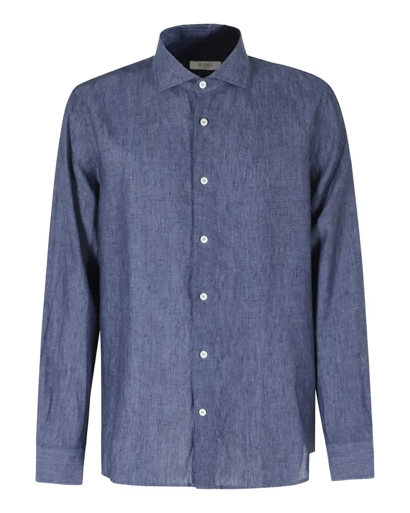 Seventy long-sleeve button-down shirt - Blau Blau