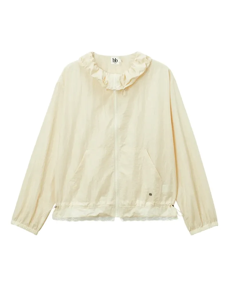 b+ab Jacke mit Rüschen - Nude Nude