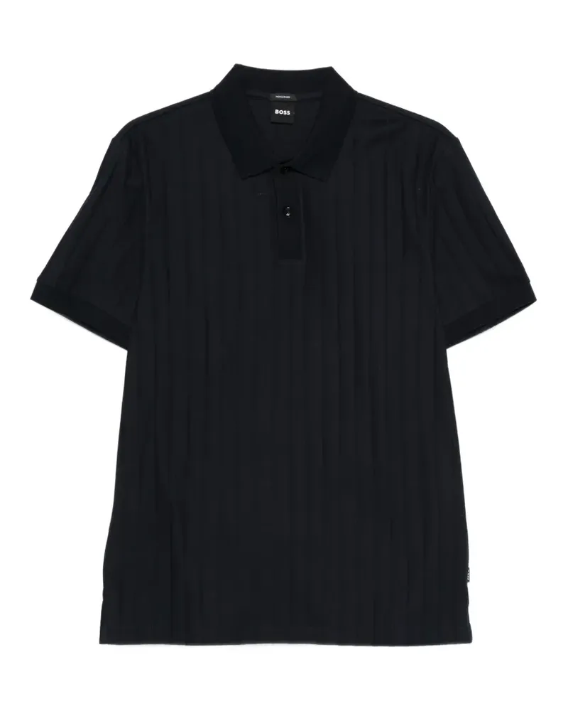 HUGO BOSS buttoned polo shirt - Blau Blau