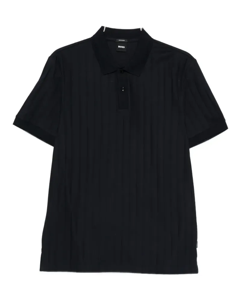 HUGO BOSS buttoned polo shirt - Blau Blau