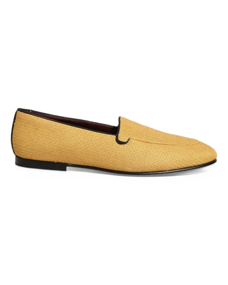 Dolce & Gabbana woven loafers - Gelb Gelb