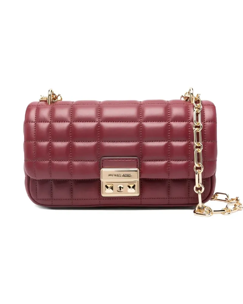 Michael Kors Gesteppte Schultertasche - Rot Rot
