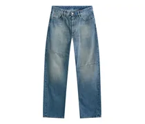Jeans mit Einsätzen - Blau