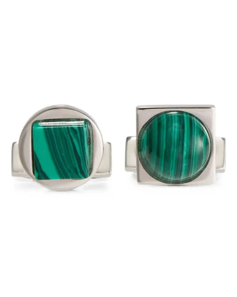 Ferragamo semi precious stone cufflinks - Silber Silber