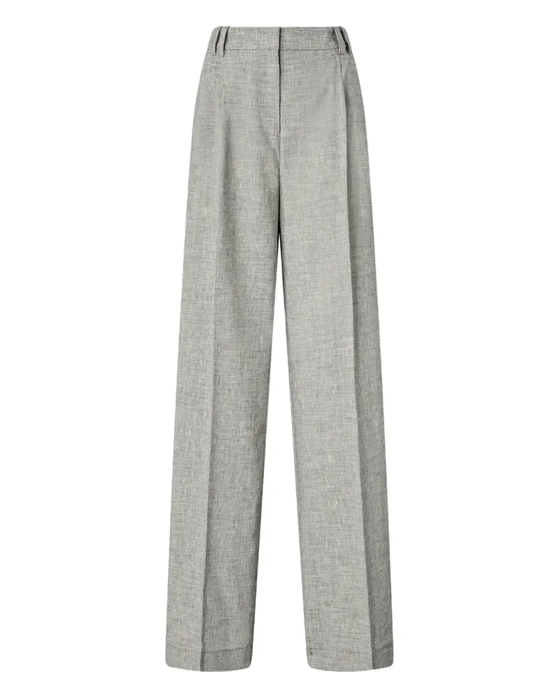 Pinko Hose mit weitem Bein - Grau Grau