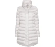 Jacke mit Logo-Applikation - Grau