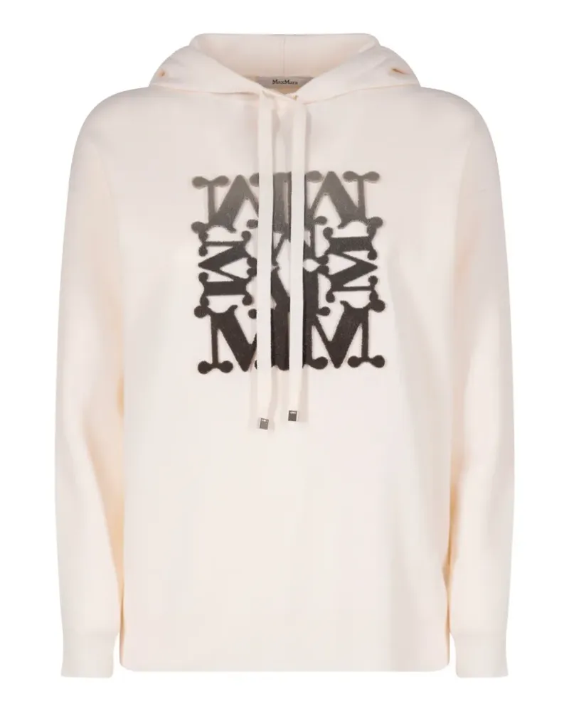Max Mara graphic hoodie - Nude Nude