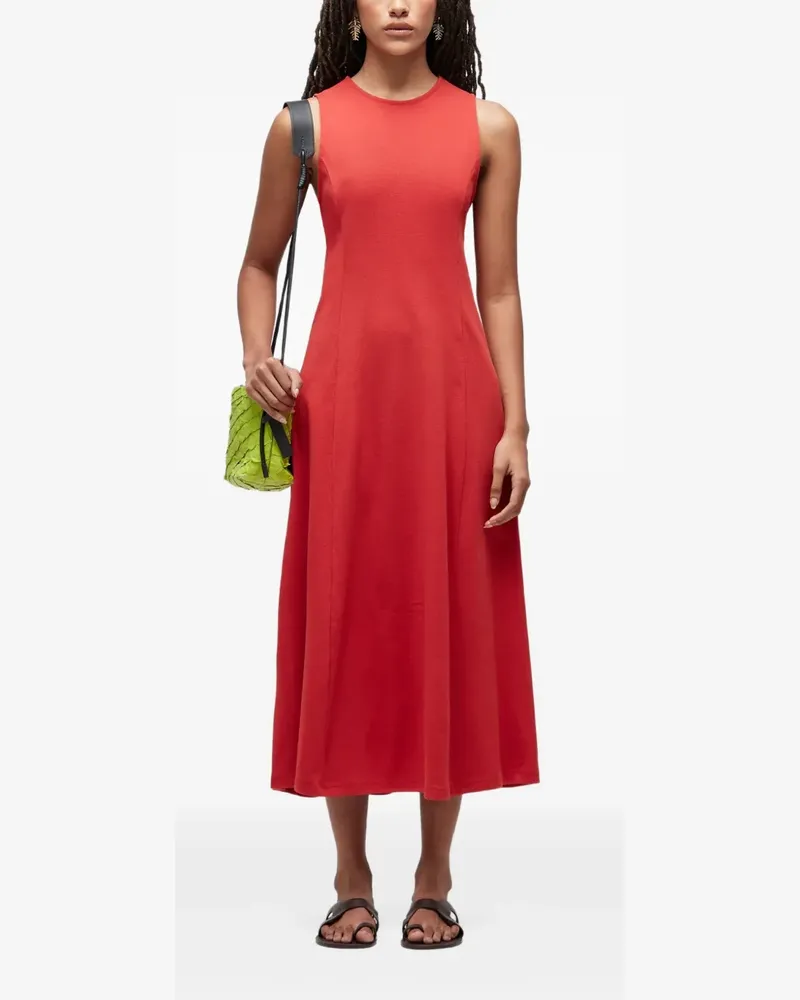 Osklen Ärmelloses Midikleid mit rundem Ausschnitt - Rot Rot