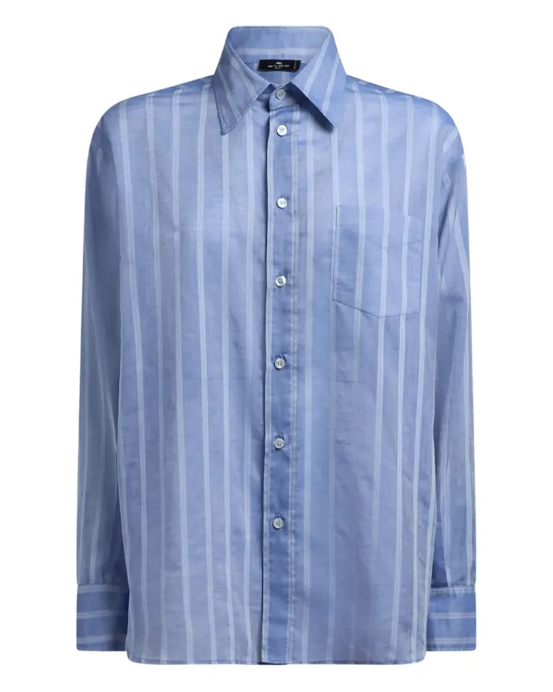 Etro Gestreiftes Hemd - Blau Blau