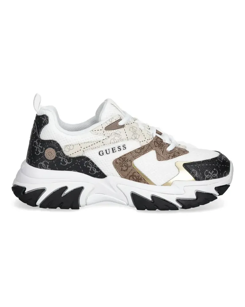Guess Sneakers mit Logo-Print - Weiß Weiß